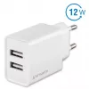 4SMARTS VoltPlug Dual cargador de pared 12W (sin cable), blanco