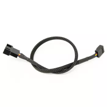 Watercool cable de extensión PWM de 4 pines, negro - 30cm