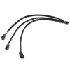 Watercool divisor en Y PWM para 3 ventiladores, negro - 30cm