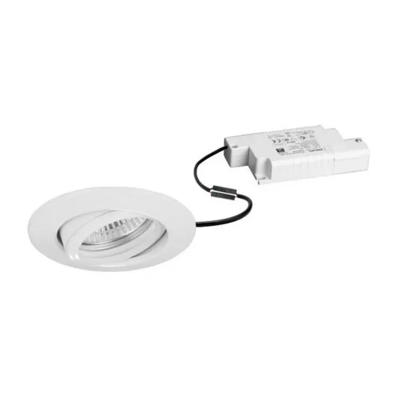 Brumberg 39373073 set de focos empotrables BB13 redondo blanco 930 fase 6W 230V orientable