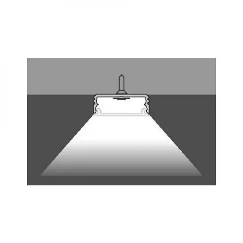 Brumberg 53380261 perfil AB QUALITYFLEX perfil LED de aluminio 2000mm
