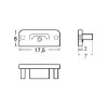 Brumberg 53038260 set de tapas finales QUALITYFLEX blanco (RAL 9016)
