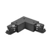Brumberg 87126080 Conector angular de 90° para sistema de carril de 3 fases ONETRACK DALI, negro