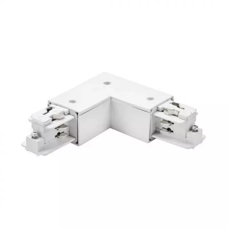Brumberg 87127070 Conector angular de 90° para sistema de carril de 3 fases ONETRACK DALI, blanco