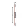 Brumberg 87131070 conector flexible para carril trifásico ONETRACK DALI/conmutable, blanco