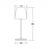 BRUMBERG Cameron lámpara de mesa solar 2,2W IP54 negra