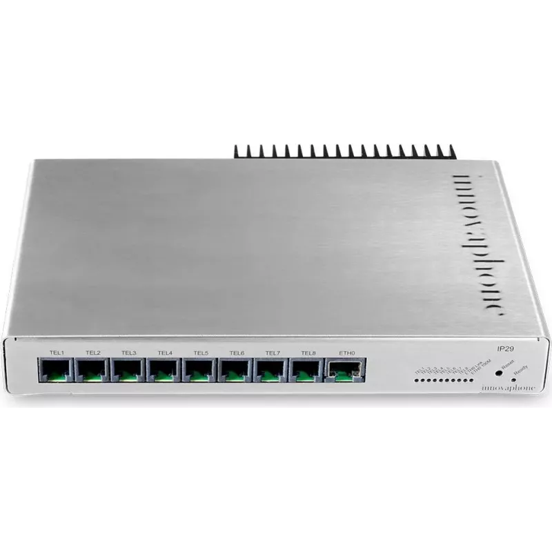 Innovaphone IP29-8 pasarela VoIP para 8 extensiones analógicas, PoE