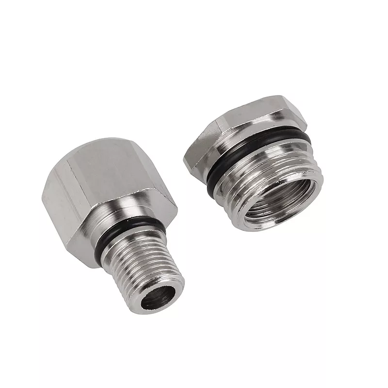 Aqua Computer set de adaptadores recto Eheim 1046 a rosca interior G1/4 pulgadas - plateado