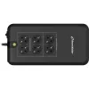 Bluewalker PowerWalker VFD 800 APFC SAI - 800 VA / 420 W - 6 tomas Schuko - negro