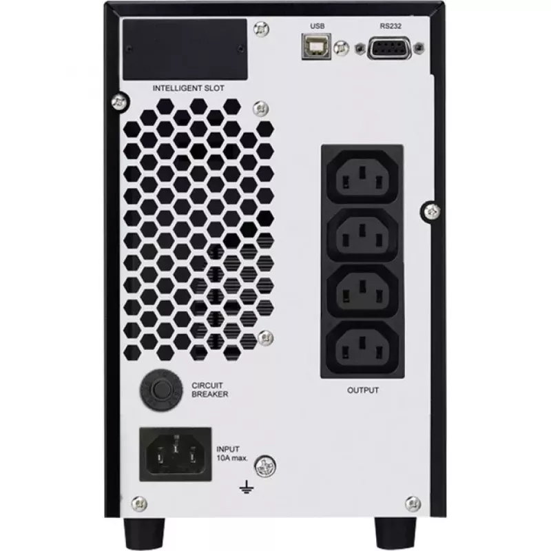 Bluewalker PowerWalker VFI 2000C LCD SAI - 1600W / 2000VA - Online doble conversión - 4x IEC C13 - USB y RS-232 - Torre