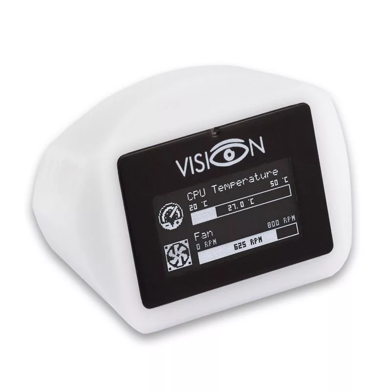 AQUA COMPUTER VISION unidad de sobremesa con receptor IR y medición de temperatura