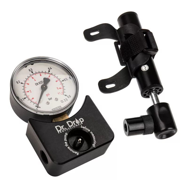 Aqua Computer Dr. Drop Professional comprobador de fugas para refrigeración líquida con bomba de aire
