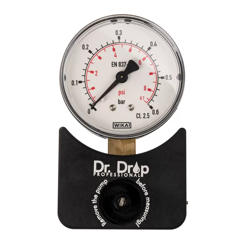 Aqua Computer Dr. Drop Professional comprobador de fugas para refrigeración líquida con bomba de aire