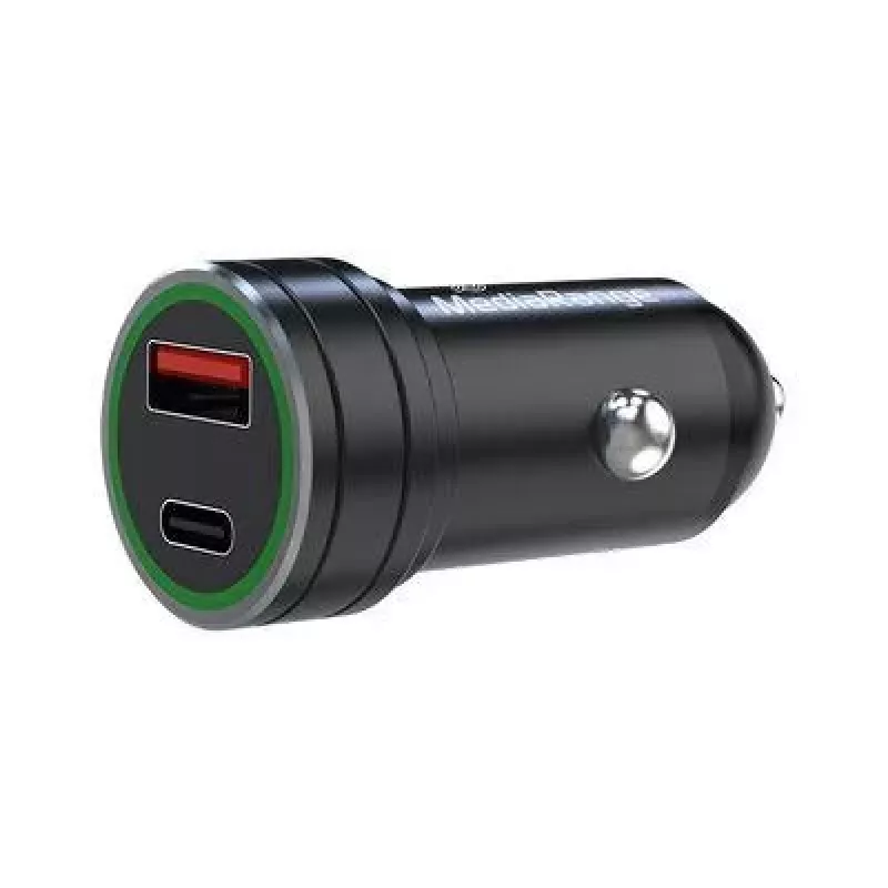 MEDIARANGE MRMA120 cargador de coche USB-C 20W con Power Delivery, negro
