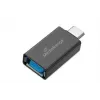 MEDIARANGE MRCS216 adaptador USB-A a USB-C, negro, 5 Gbit/s