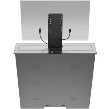 ONKRON soporte elevador para monitor con cajón, hasta 24 inch, negro, NWSSC24-B