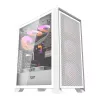 Caja de ordenador semitorre Darkflash DRX70 MESH Blanca con 4 ventiladores RGB