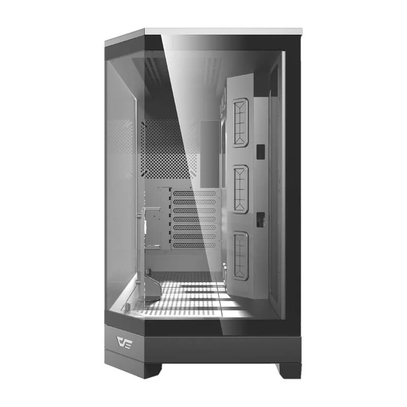Caja de ordenador semitorre DARKFLASH DQX90 Negra con cristal templado