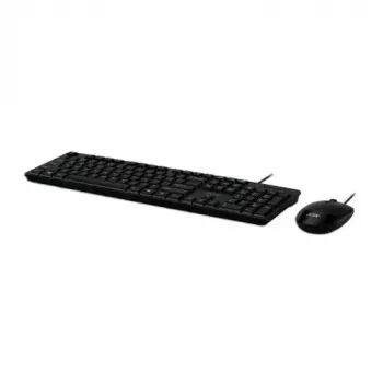 Conjunto de teclado y ratón con cable Acer AAK400 - Distribución US - Negro - Retail Pack