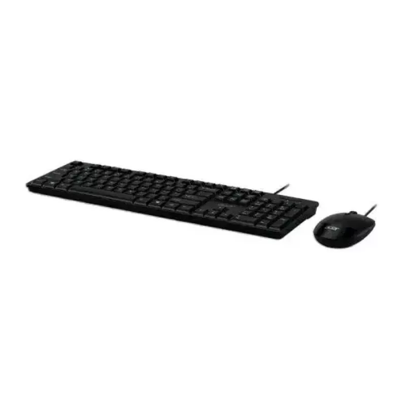 Conjunto de teclado y ratón con cable Acer AAK400 - Distribución US - Negro - Retail Pack