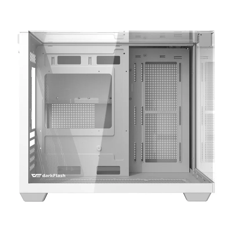DARKFLASH TH285M White Caja de ordenador semitorre con cristal templado