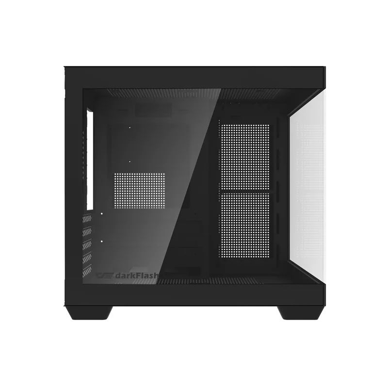 Darkflash C275P Caja de ordenador semitorre (Negro) - Sin ventiladores