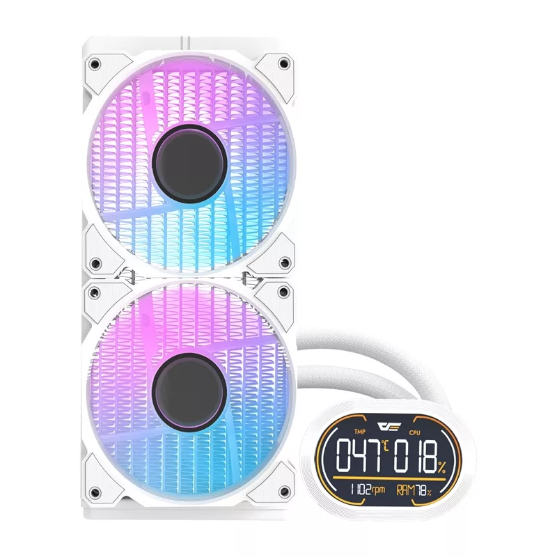 Darkflash DH240D v2 disipador para CPU, blanco