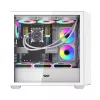 DarkFlash DS900WD Caja de ordenador semitorre Blanca