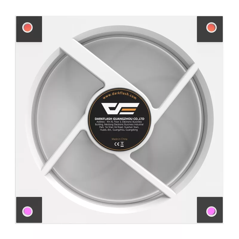 DarkFlash DM20 LINE Ventilador de caja (Blanco) 120mm PWM ARGB