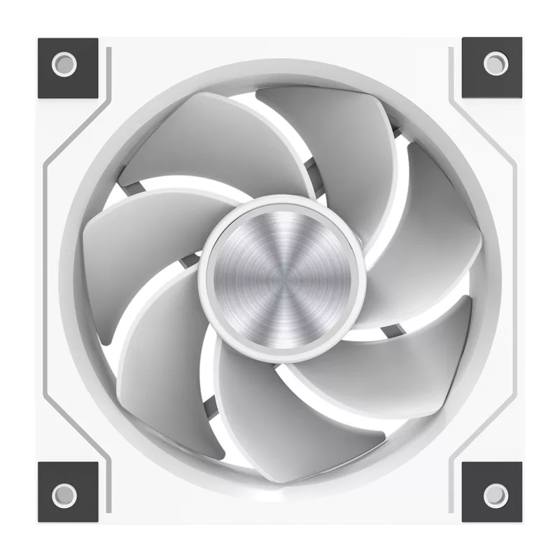DarkFlash DM20 LINE Ventilador de caja (Blanco) 120mm PWM ARGB