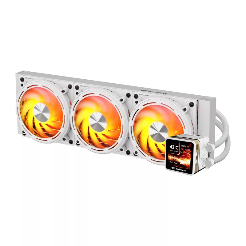 Darkflash DE360 refrigeración líquida para CPU, blanco