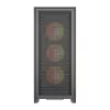 DarkFlash AIRNOVA caja de ordenador Big Tower, E-ATX, 3 ventiladores de 120 mm, USB-C Gen2, negra