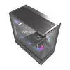 DarkFlash DS950 caja de ordenador ATX, vista panorámica de 270°, USB-C 3.2 Gen 2, 6 ventiladores, negra
