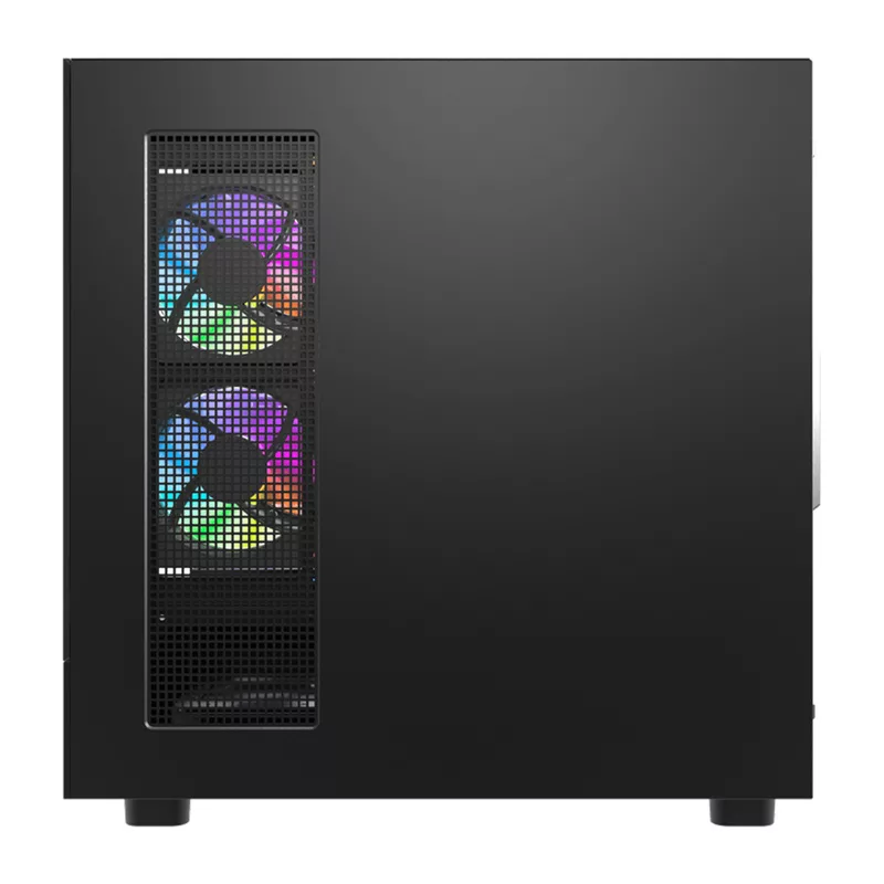 DarkFlash DS950 caja de ordenador ATX, vista panorámica de 270°, USB-C 3.2 Gen 2, 6 ventiladores, negra