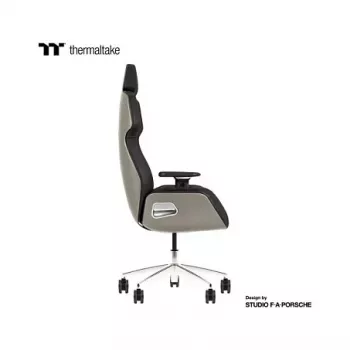Thermaltake ARGENT E700 Ice Grey Metallic Silla gaming de piel Alcantara