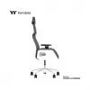 Thermaltake ARGENT E700 Glacier White con Slate Gray Crayon silla de cuero genuino