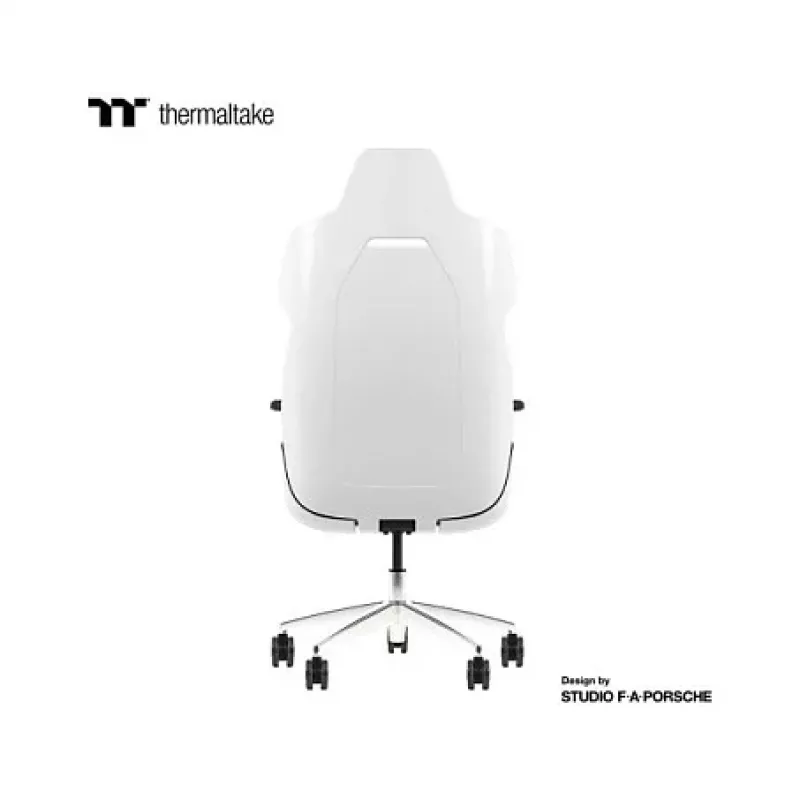 Thermaltake ARGENT E700 Glacier White con Slate Gray Crayon silla de cuero genuino