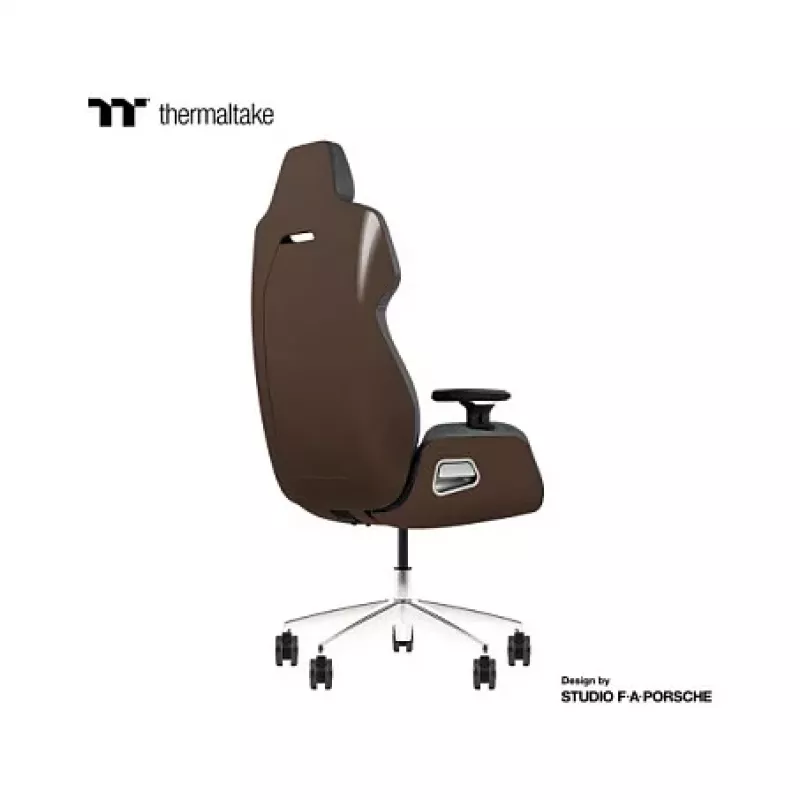 Thermaltake ARGENT E700 Mocha Mousse & Slate Gray Silla gaming de piel auténtica