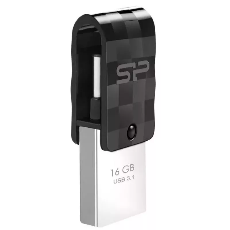 Silicon Power Mobile C31 Memoria USB 16GB USB 3.1 Gen 1 / USB-C Negro