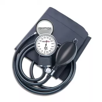 ROSSMAX Esfigmomanómetro Aneroide de Palma GB102 con Manguito de Nylon y Estuche