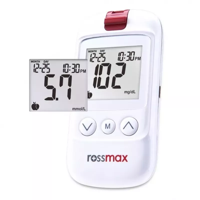 ROSSMAX HS200 BT Glucómetro con Bluetooth