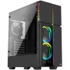 Aerocool Playa Semitorre Midi-Tower, Cristal Templado - Negro