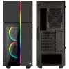 Aerocool Playa Semitorre Midi-Tower, Cristal Templado - Negro