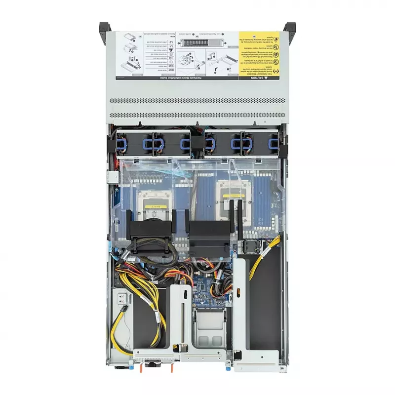 Servidor en rack 2U barebone GIGABYTE R283-ZF1-AAL1 Rev. 3.x, doble zócalo SP5