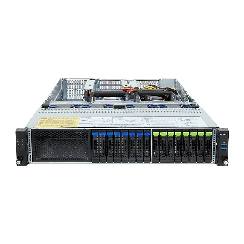 Servidor en rack 2U barebone GIGABYTE R283-ZF1-AAL1 Rev. 3.x, doble zócalo SP5