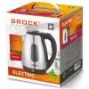 Brock WK 0601 SS hervidor eléctrico, 1,8 L, 1500 W, acero inoxidable