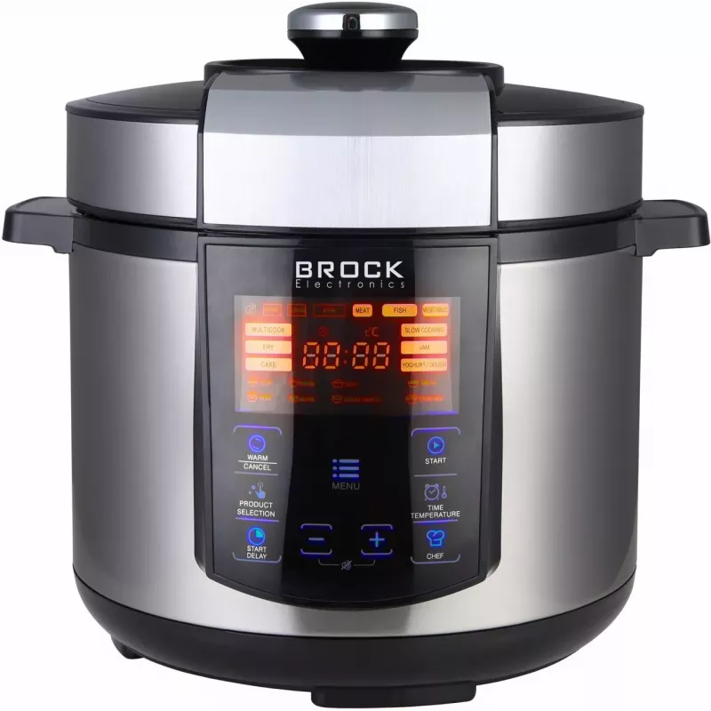 Brock PMC 2006 Picadora de carne eléctrica 2000W Negro/Plata