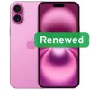 Apple Renewed Grade C iPhone 16 Plus 128 GB Pink 6,7 pulgadas 5G