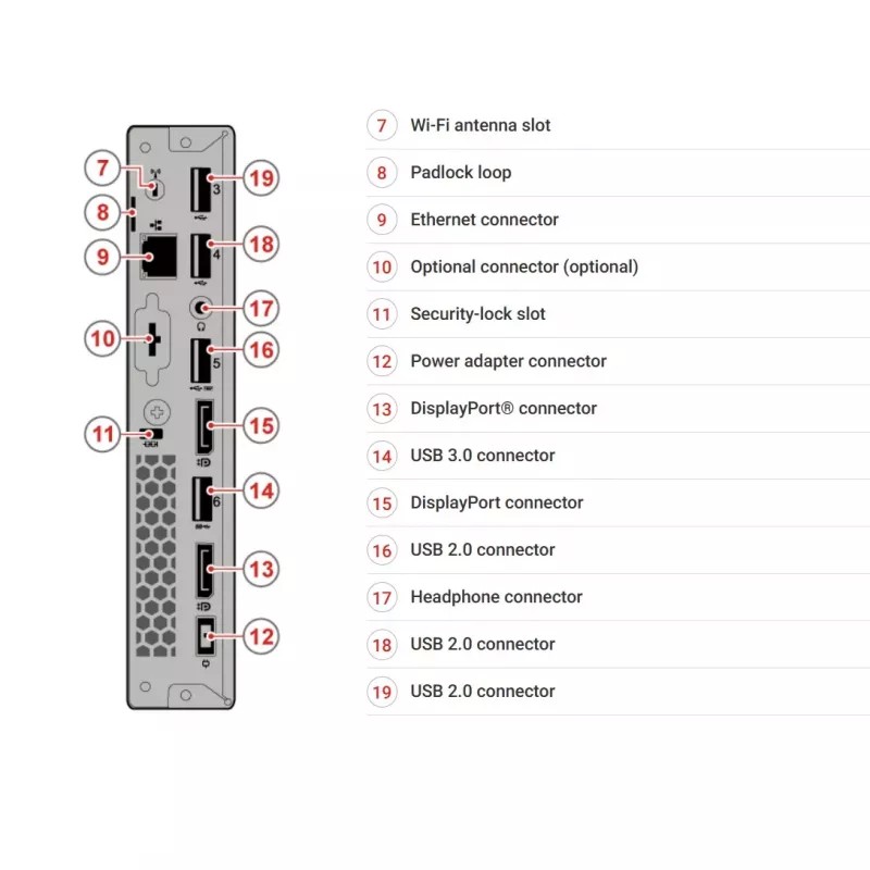 Lenovo Renewed Grade B ThinkCentre M715q Tiny PC de sobremesa - AMD Ryzen 5 2400GE, 8GB DDR4, 256GB SSD, AMD Radeon Vega 11, Windows 11 Pro