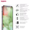 TOTI Tempered Glass protector de pantalla 2D Full Cover para iPhone 13/13 Pro/14/16e, transparente